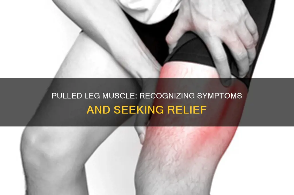how do you know if you pulled a leg muscle
