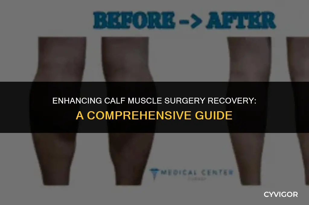 how do you lengthen calf muscle surgery