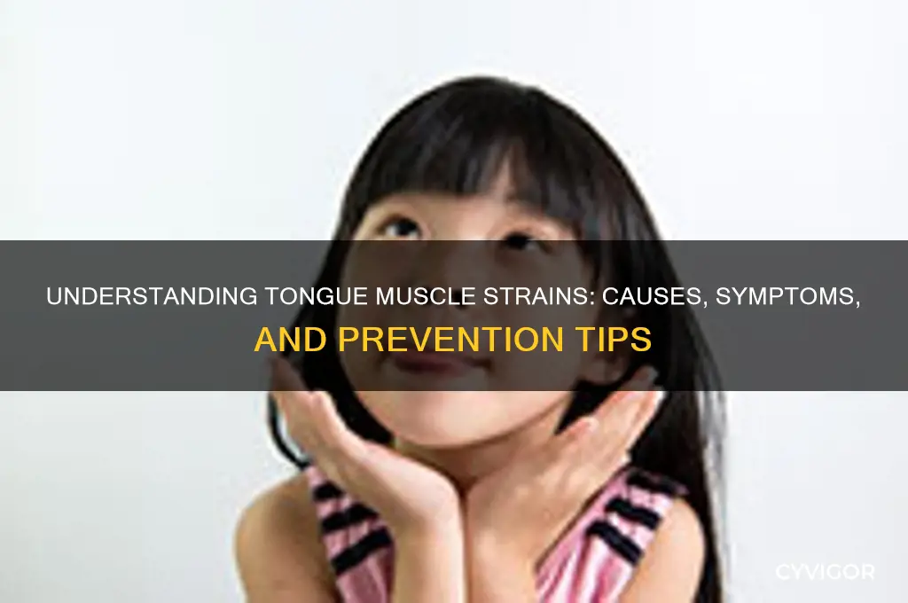 how do you pull a muscle in your tongue