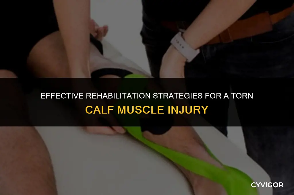 how do you rehab a torn calf muscle
