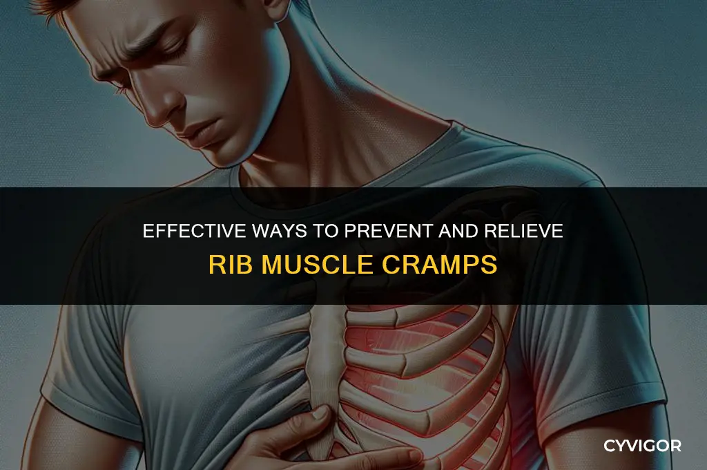 how do you stop muscle cramps in your ribs