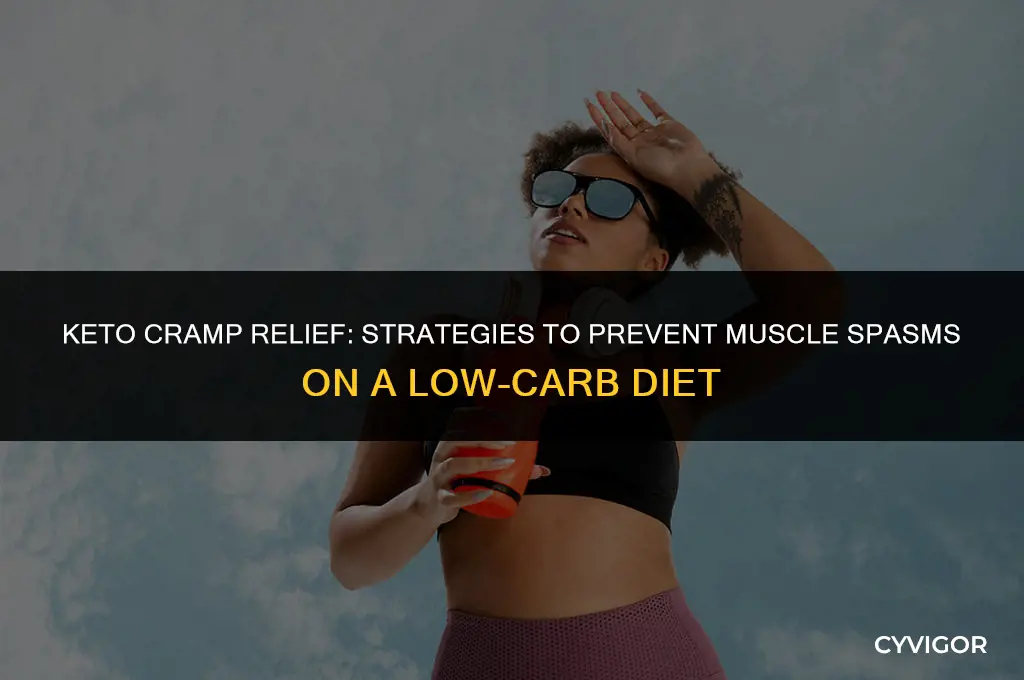 how do you stop muscle cramps on keto