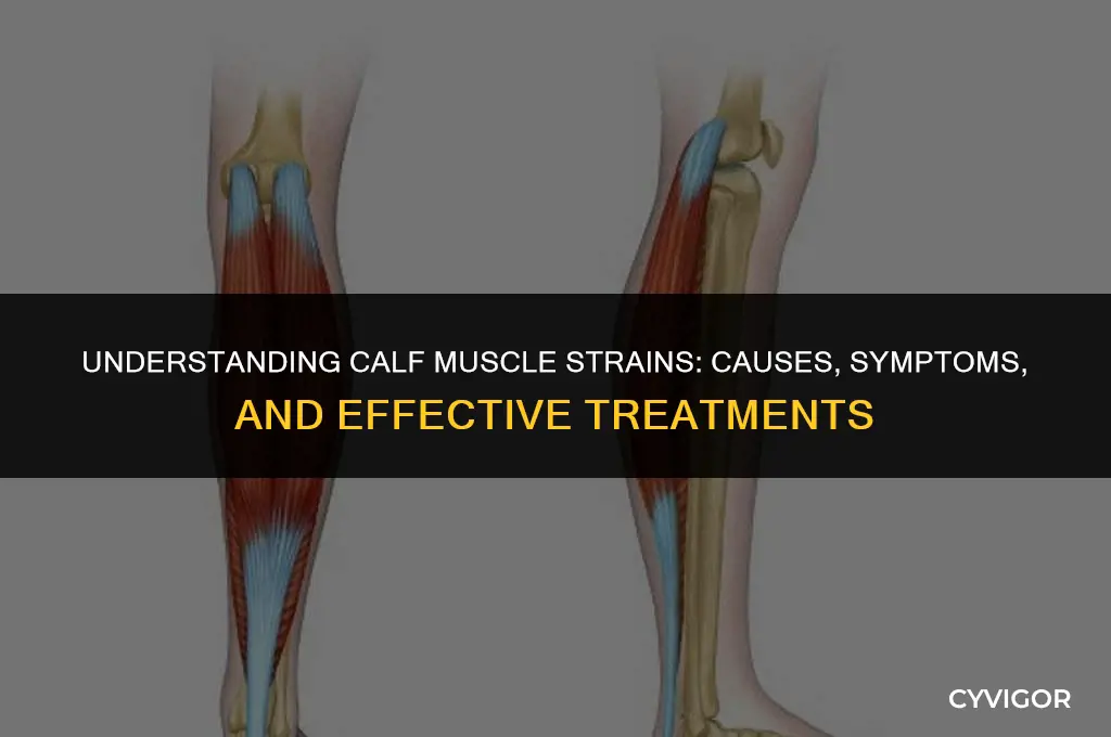 how do you strain a calf muscle