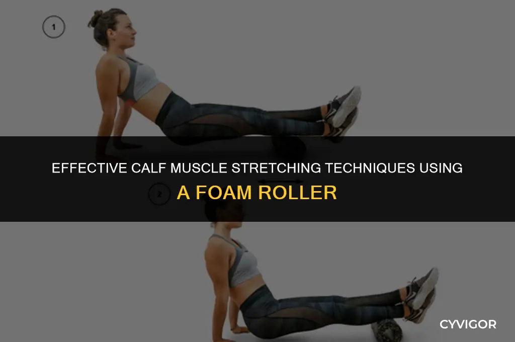 how do you stretch your calf muscles roller