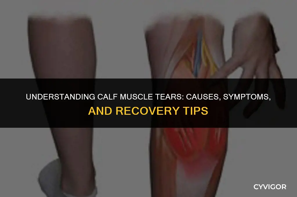 how do you tear a calf muscle