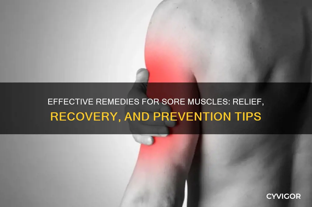 how do you treat a sore muscle