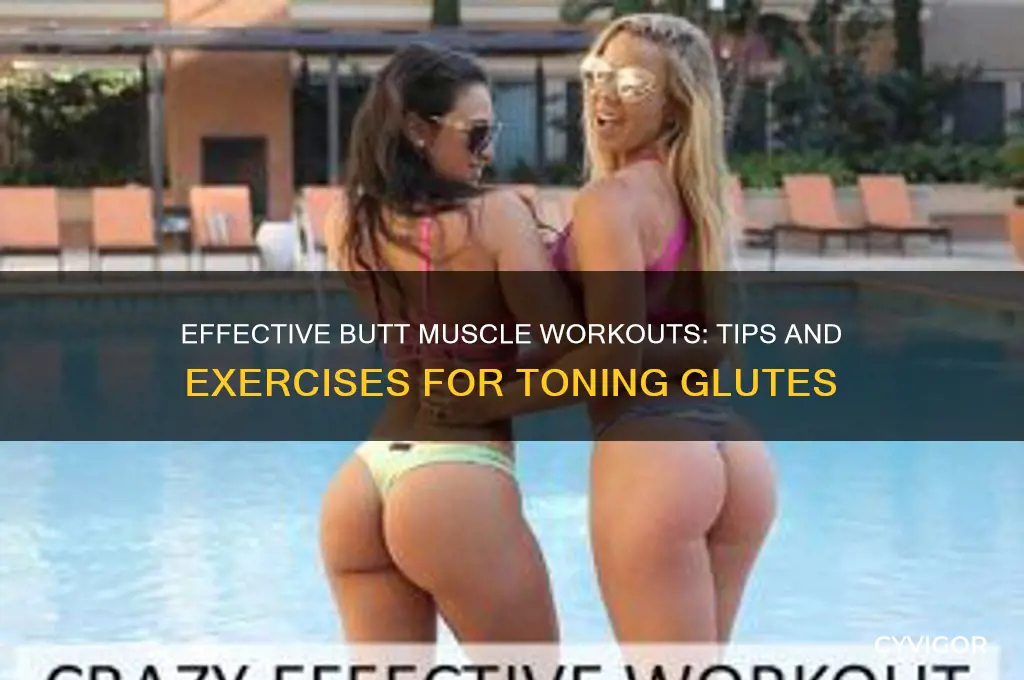 how do you work out your but muscles