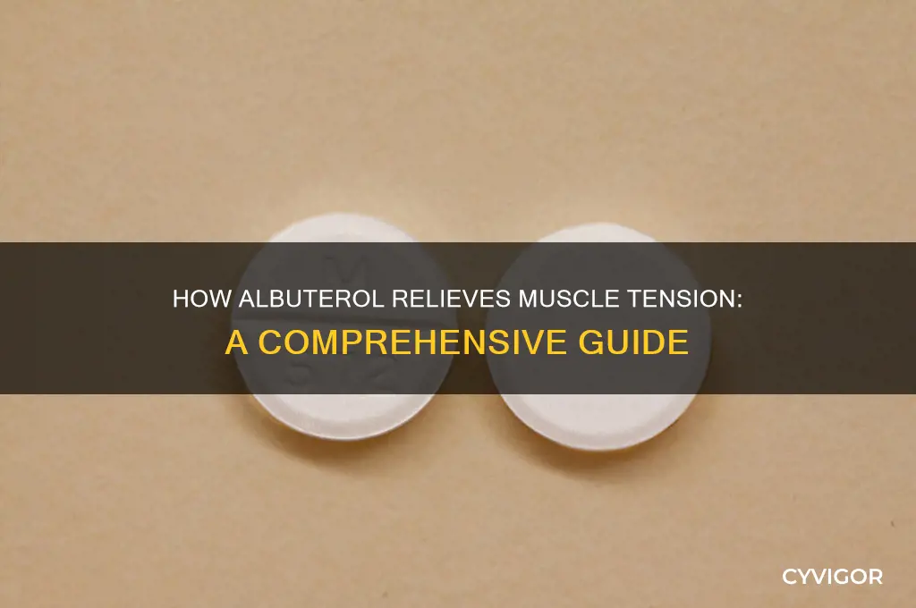 how does albuterol relax muscles