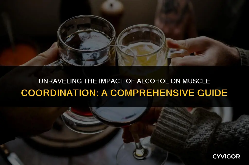 how does alcohol affect muscle coordination