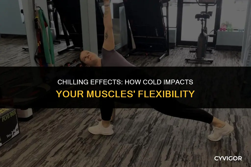 how does cold affect muscle range of motion