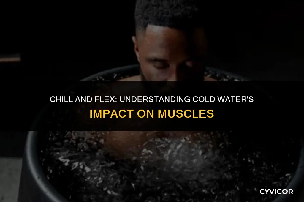 how does cold water affect muscles