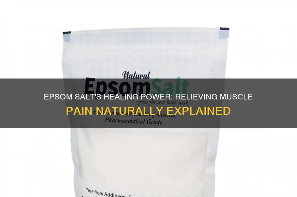 how does epsom salt work for muscle pain