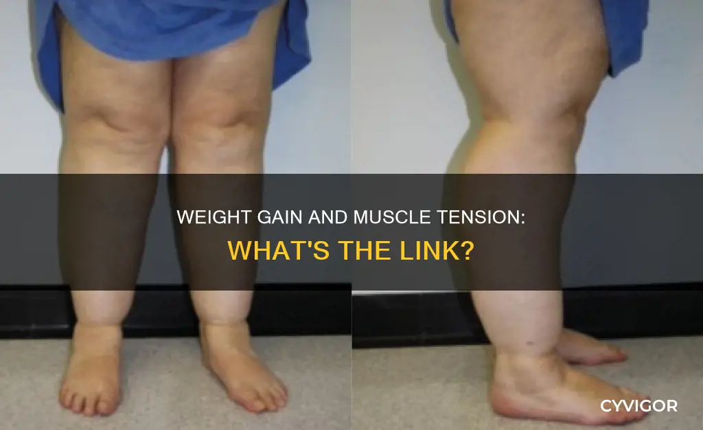 how does excess weight cause tight muscle