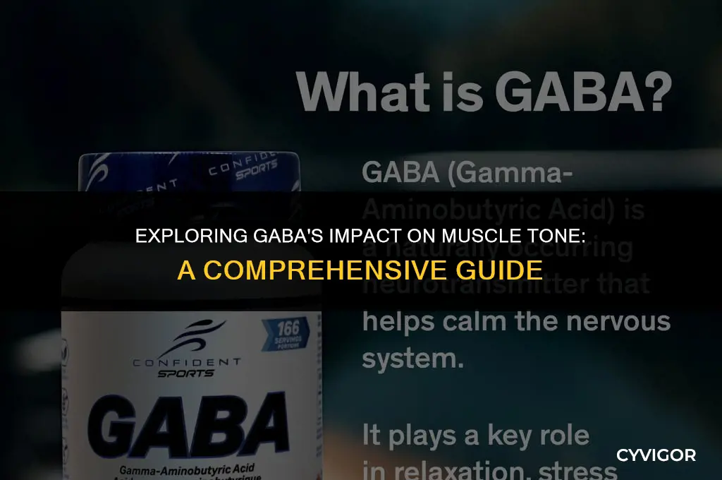 how does gaba affect muscle tone