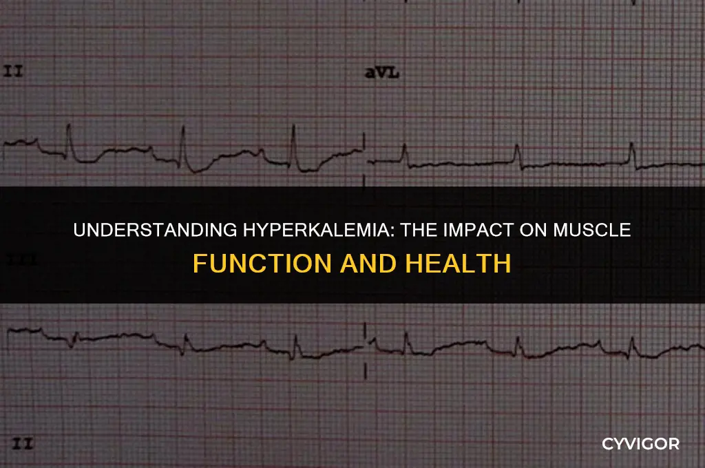 how does hyperkalemia affect muscles