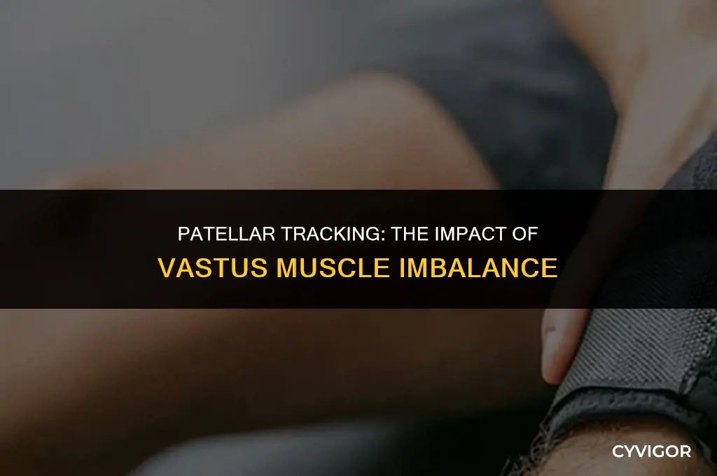how does imbalance between the vastus muscles affect patellar tracking