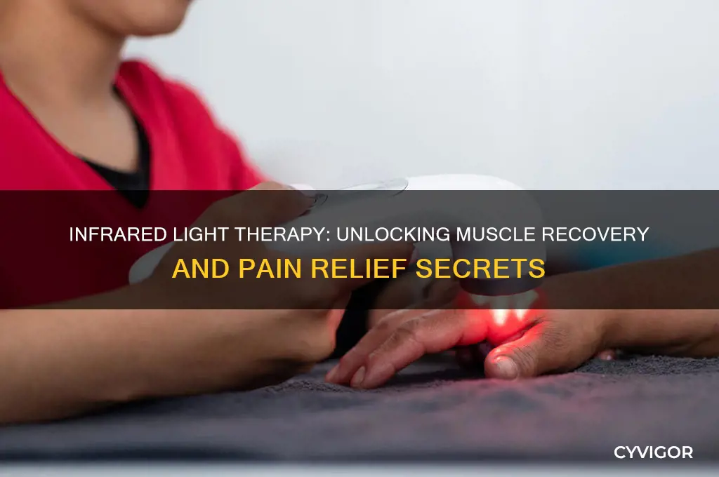 how does infrared light work on muscles