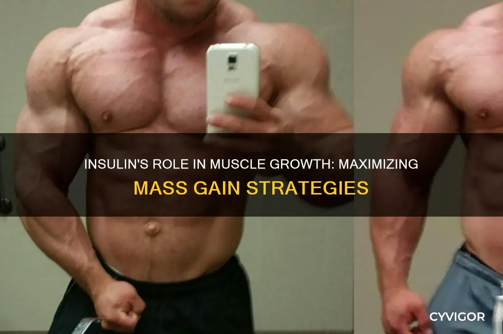 how does insulin help with gaining muscle mass