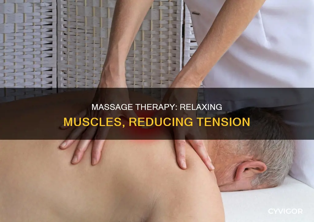 how does massage cause muscle cells to relax