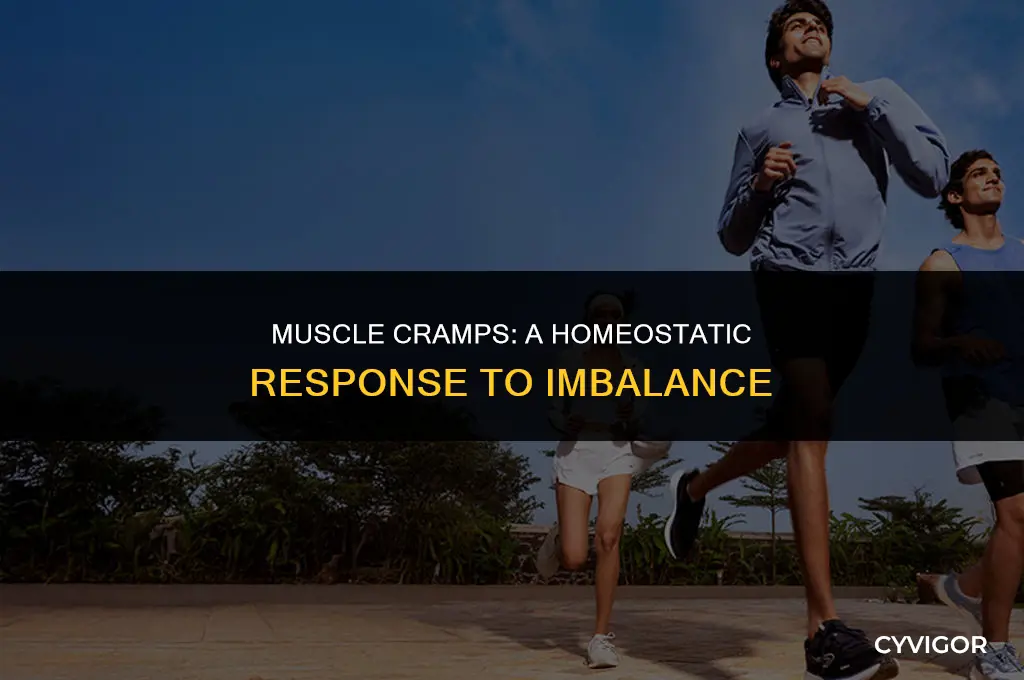 how does muscle cramps represent a homeostatic mechanism