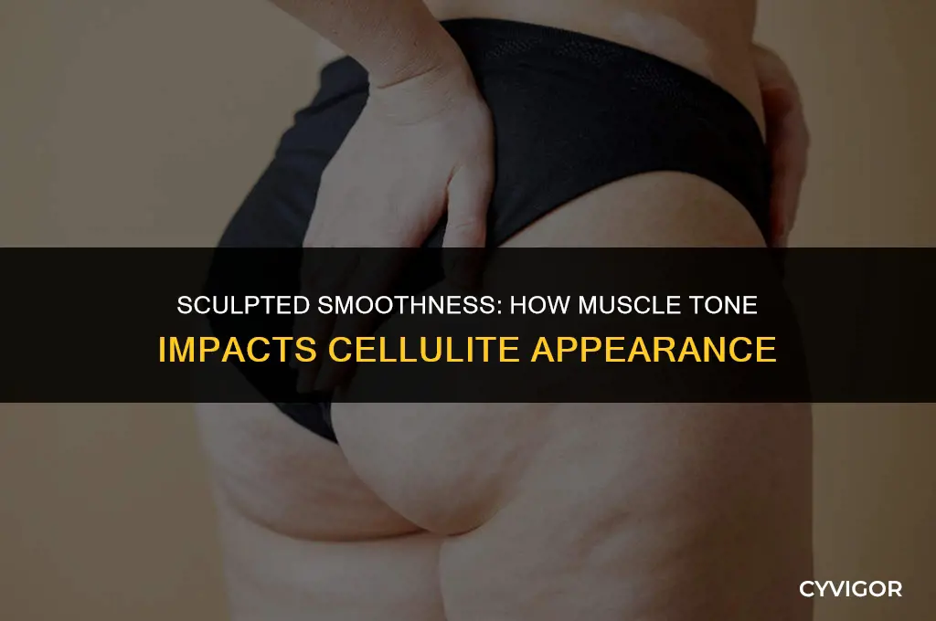 how does muscle tone affect cellulite