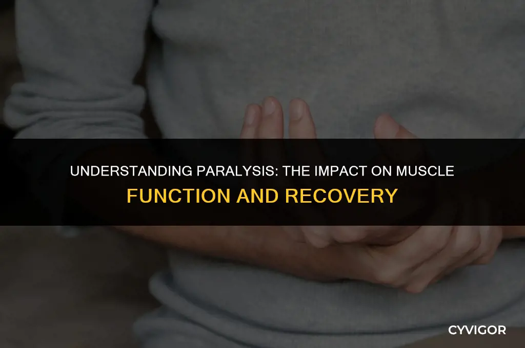 how does paralysis affect the muscles