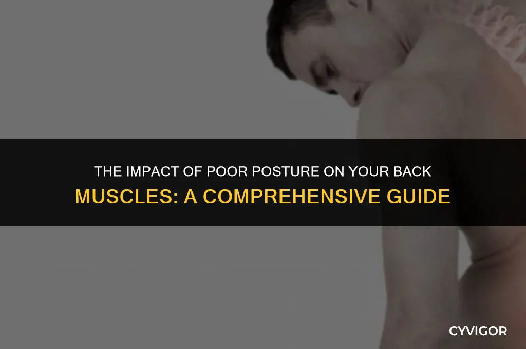 how does poor posture affect your back muscles