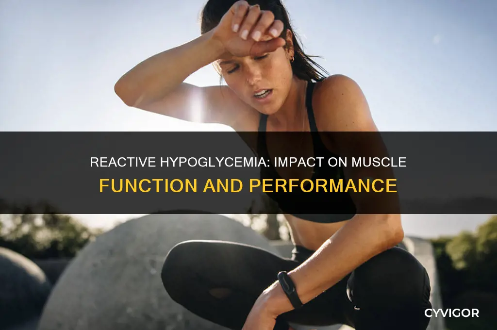 how does reactive hypoglycemia affect muscles
