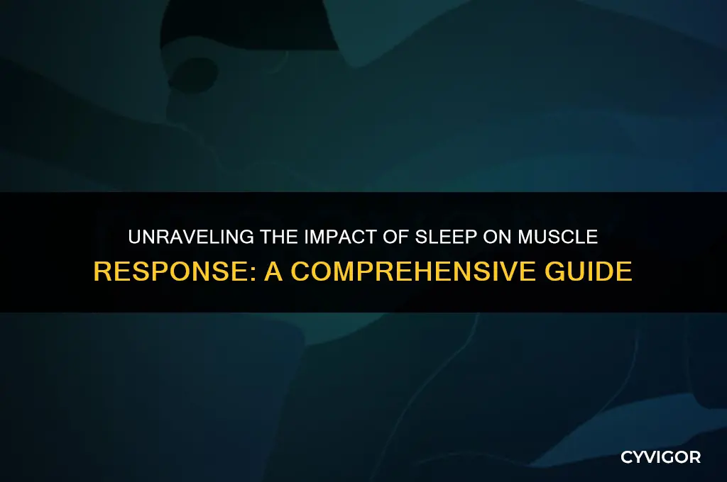 how does sleep affect muscle response