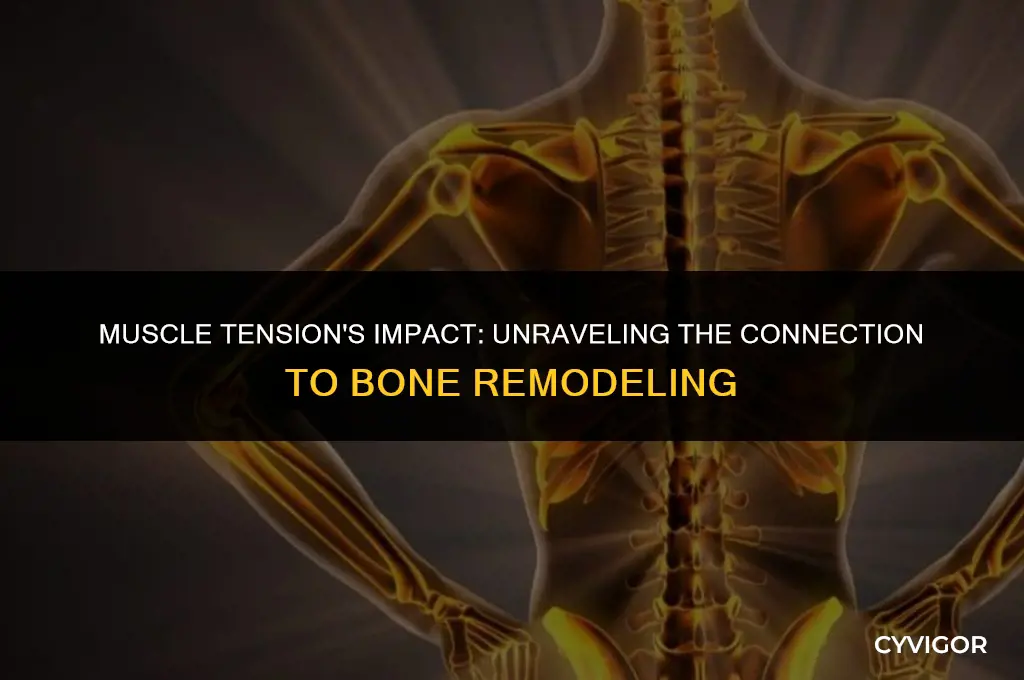 how does stress on muscles affect bone remodeling