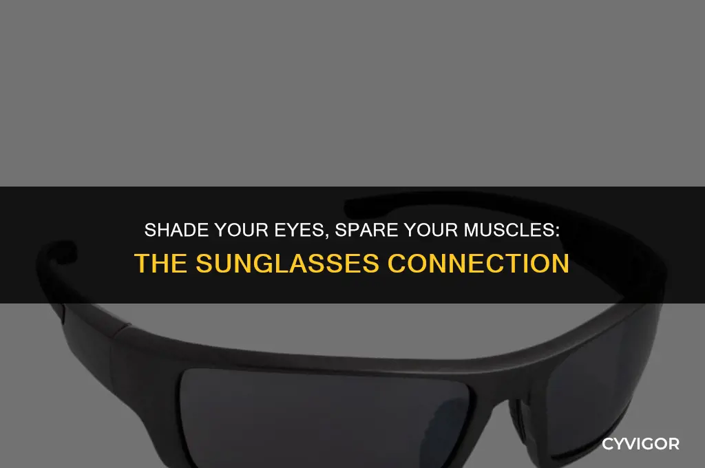 how does sunglasses affect your muscles