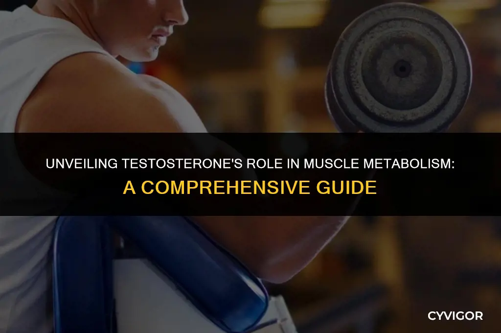 how does testosterone affect muscle metabolism