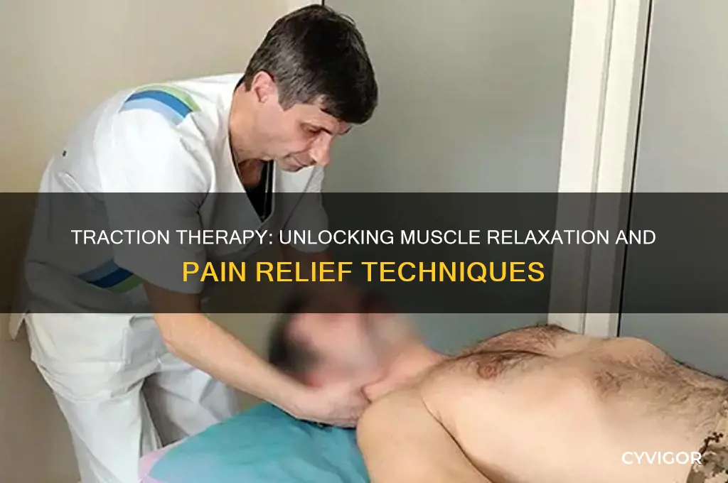 how does traction relax muscles