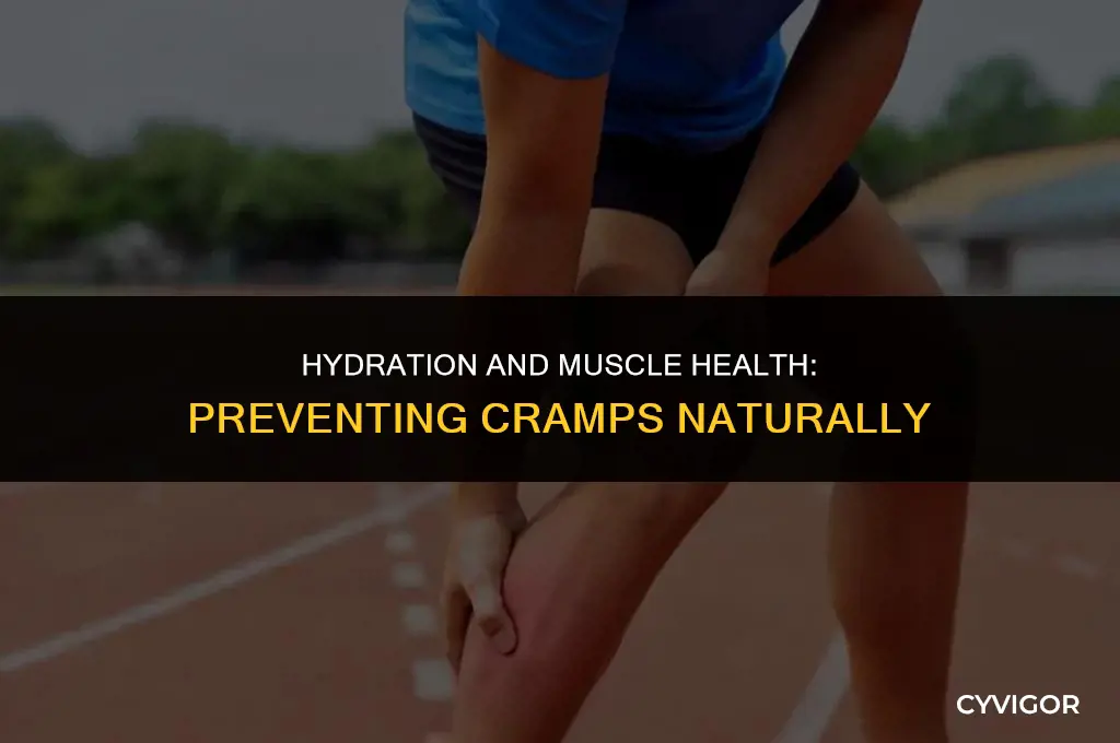 how does water prevent muscle cramps