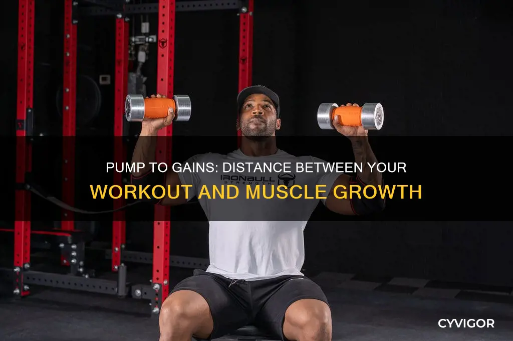 how far away is your pump from your muscle gains