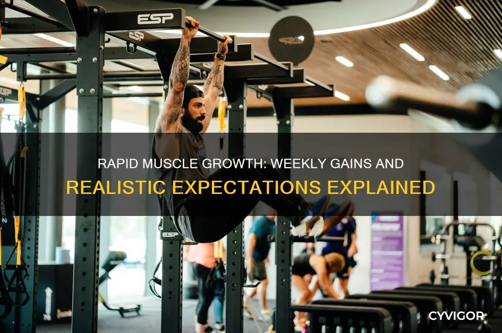 how fast can you gain muscle in a week