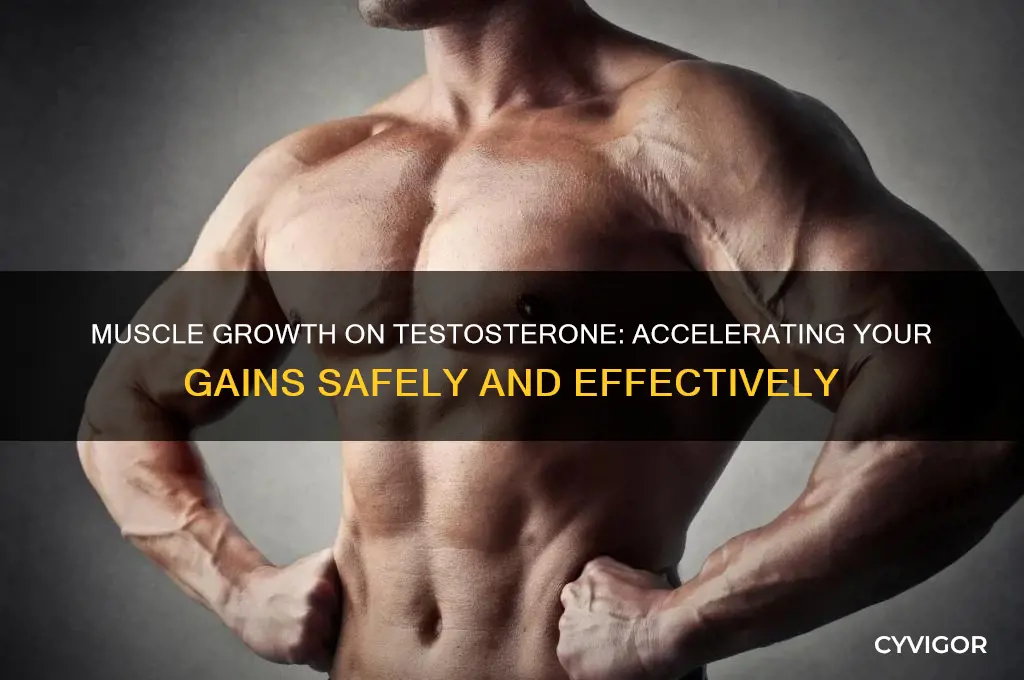 how fast can you gain muscle on testosterone