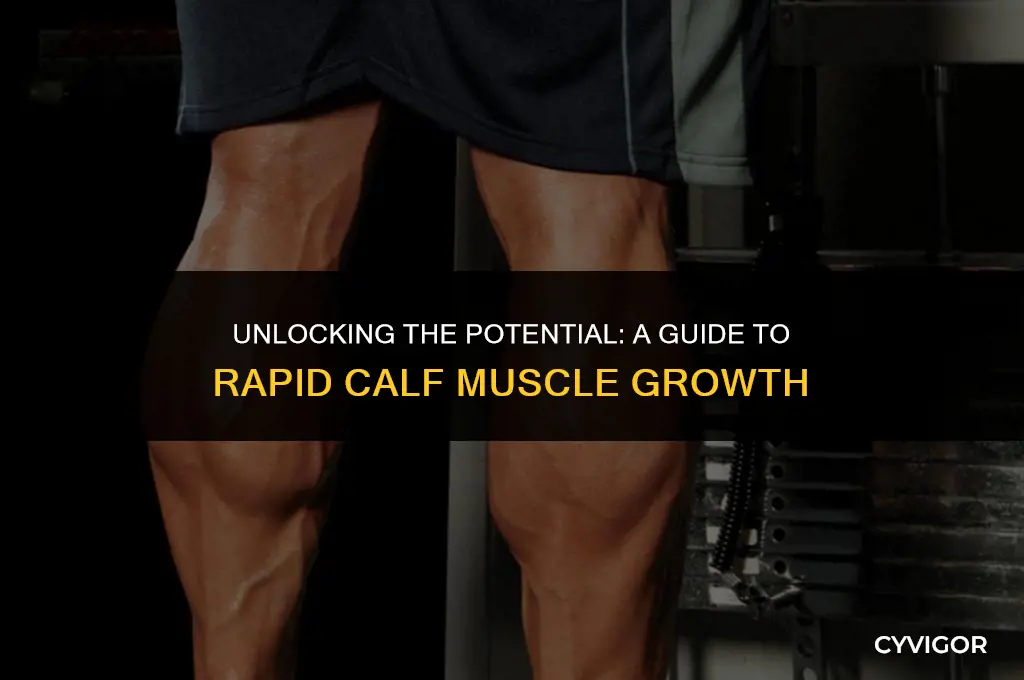 how fast do calf muscles grow