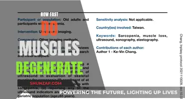 Muscle Degeneration: Understanding Rapid Atrophy and Loss