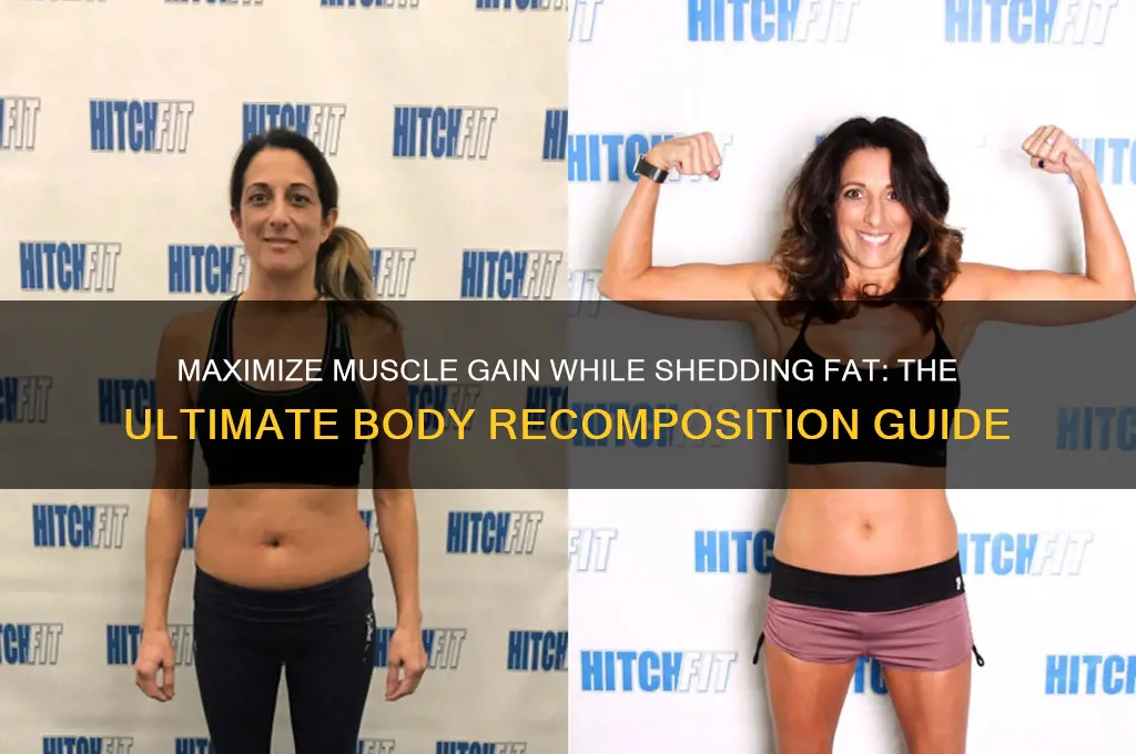 how fat can you lose while gaining muscle