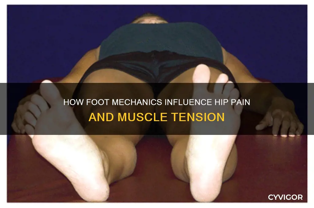 how feet affect muscle hip pain