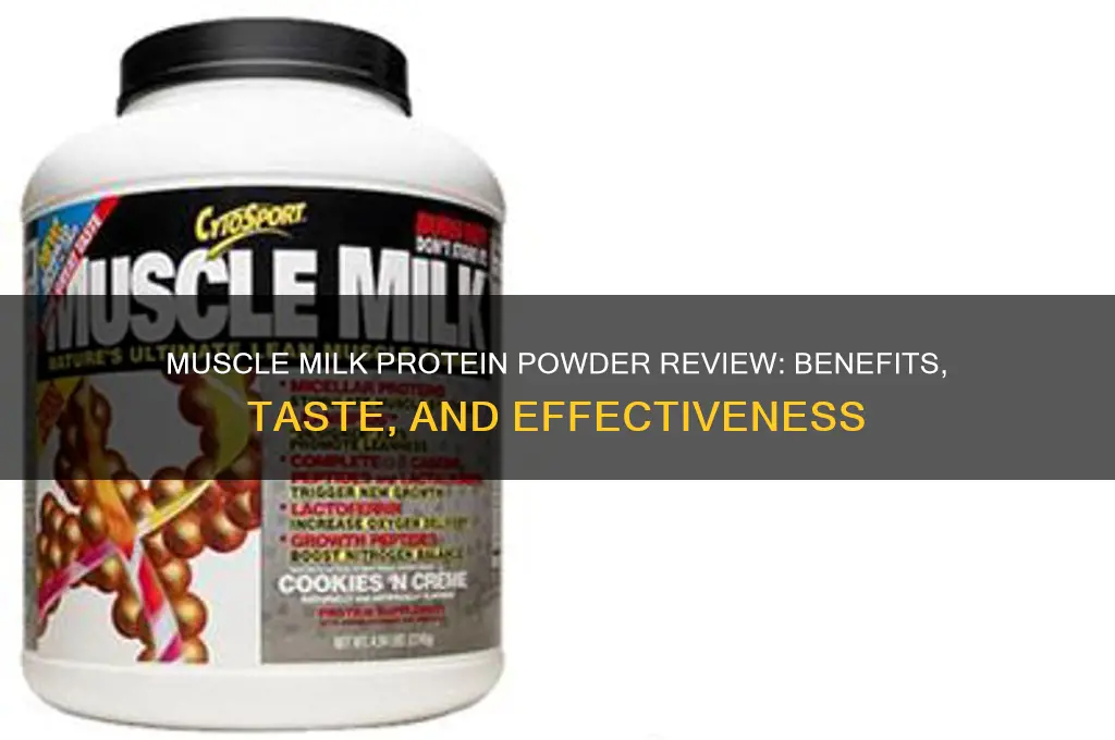 how good is muscle milk protein powder