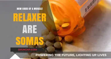Somas as Muscle Relaxers: Effectiveness, Benefits, and Potential Risks