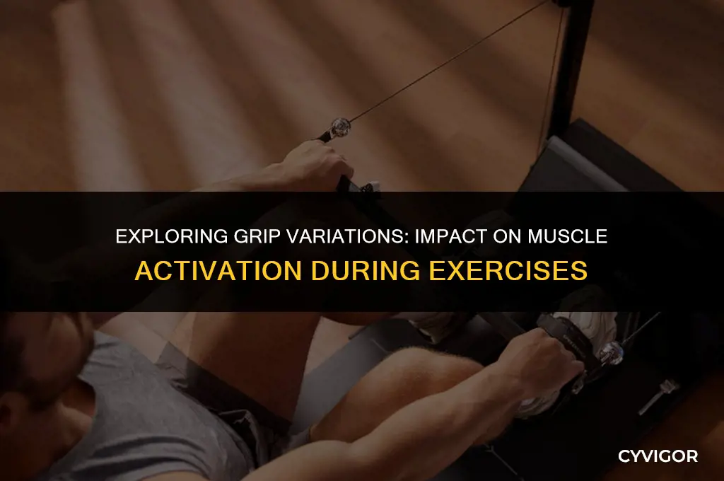 how grip variation affects muscle activation