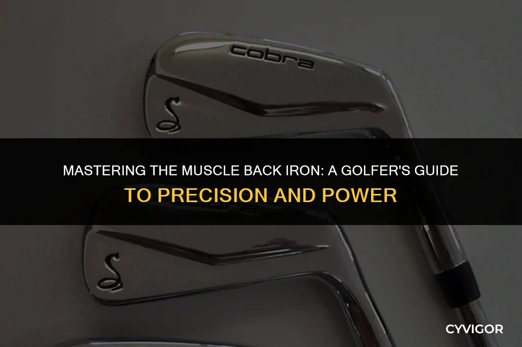 how hard are muscle back irons to hit