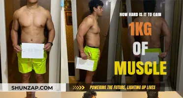 Gaining 1kg of Muscle: Challenges and Realistic Expectations Explained