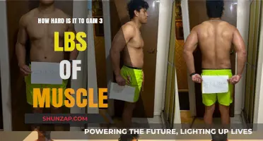 Gaining 3 Lbs of Muscle: Challenges and Realistic Expectations