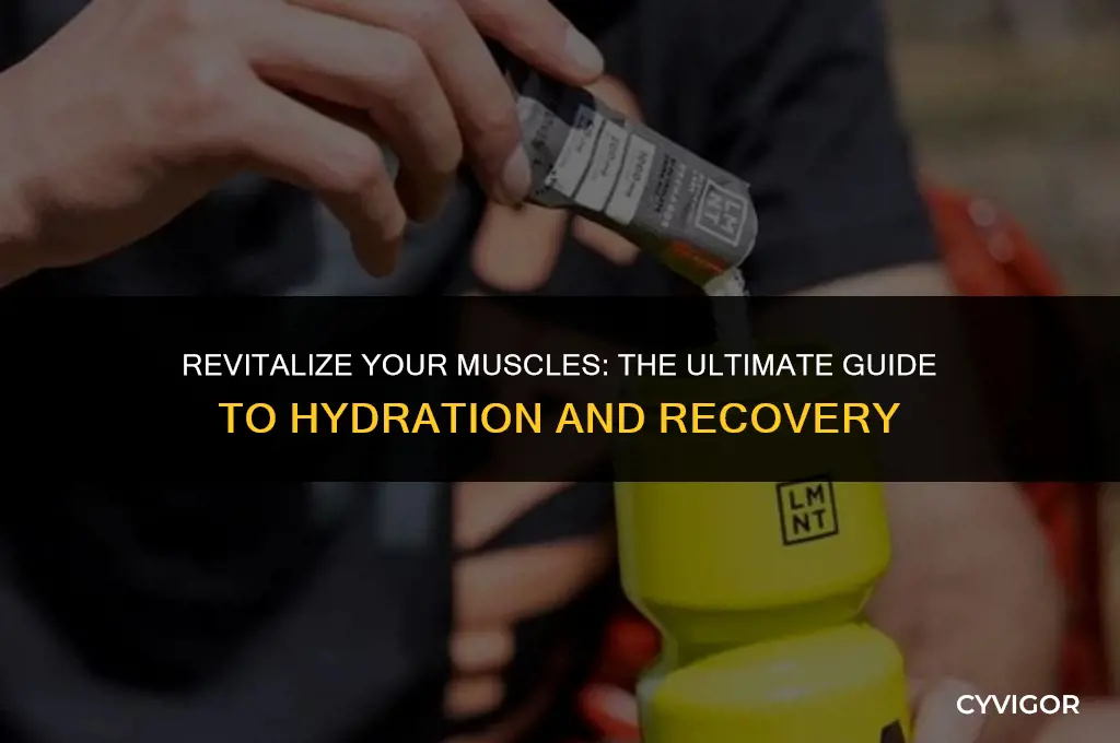 how hydrate muscle back