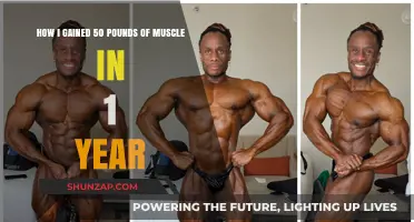 My Muscle-Building Journey: Gaining 50 Pounds in 12 Months