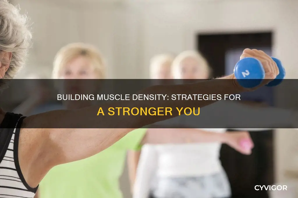 how increase muscle density